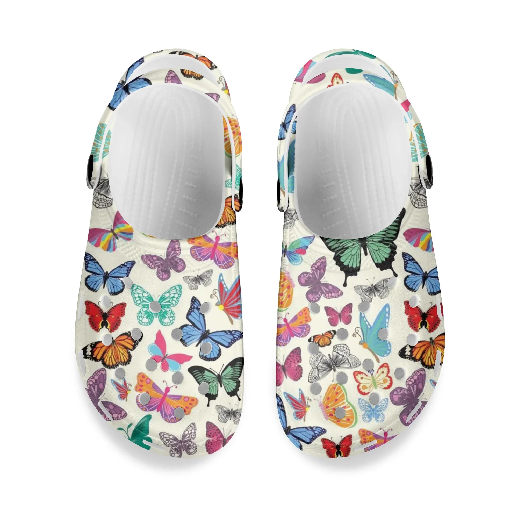 Funny Butterfly Graphic Home Clogs Custom Water Shoes Mens Womens Teenager Shoe Garden Clog Fashion Casual Beach Hole Slippers