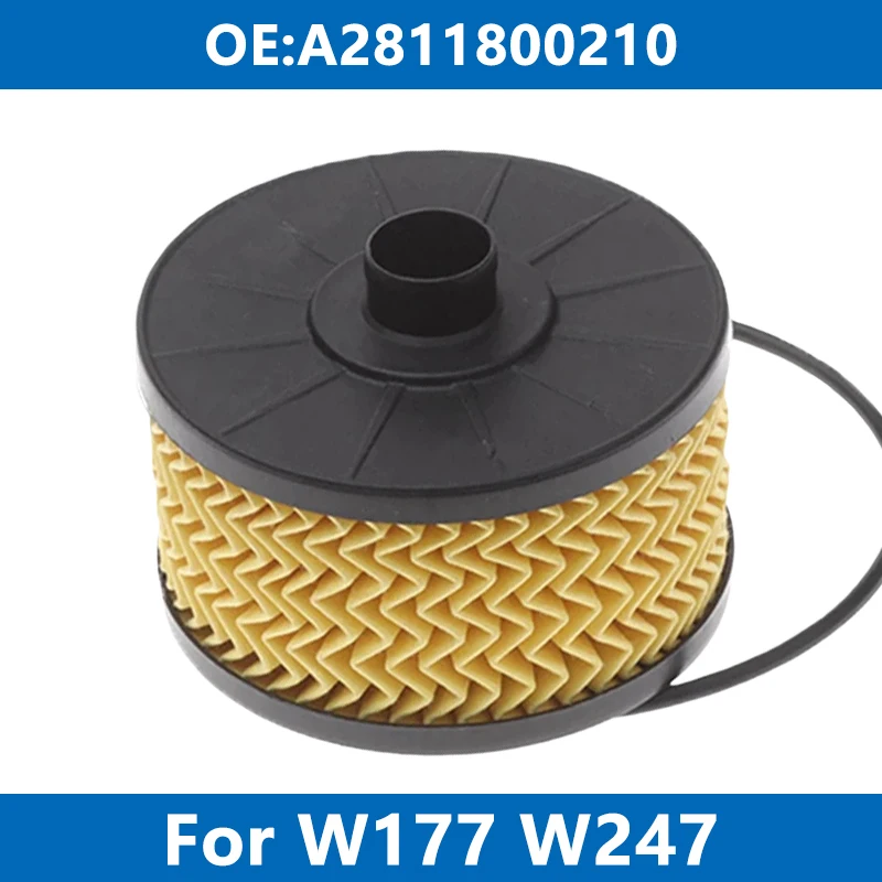 1/6PCS Car Oil Filter A2811800210 For Benz W177 W247 A160 A180 A200 A250e B200 CLA GLA200 GLB200 SMART 0.9 1.3T Engine