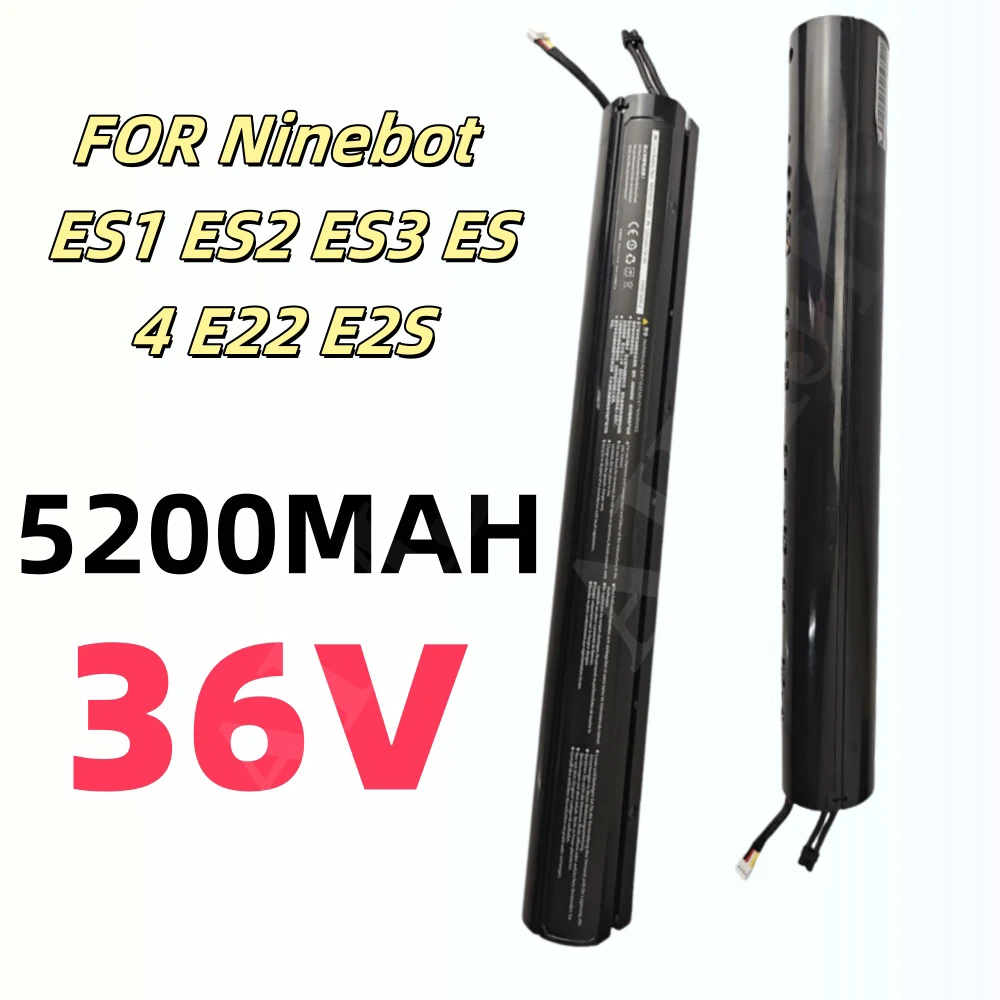 

For Ninebot Segway Es1 / ES2 / Es3 / Es4 Scooter 100% New Battery Pack, Suitable 36V 5200mAh
