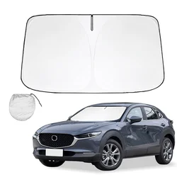 Windshield Sun Shade for Mazda CX-30 2019-2023 CX30 Sunshade Foldable Sun Visor Protector Blocks UV Rays Keep Your Car Cooler
