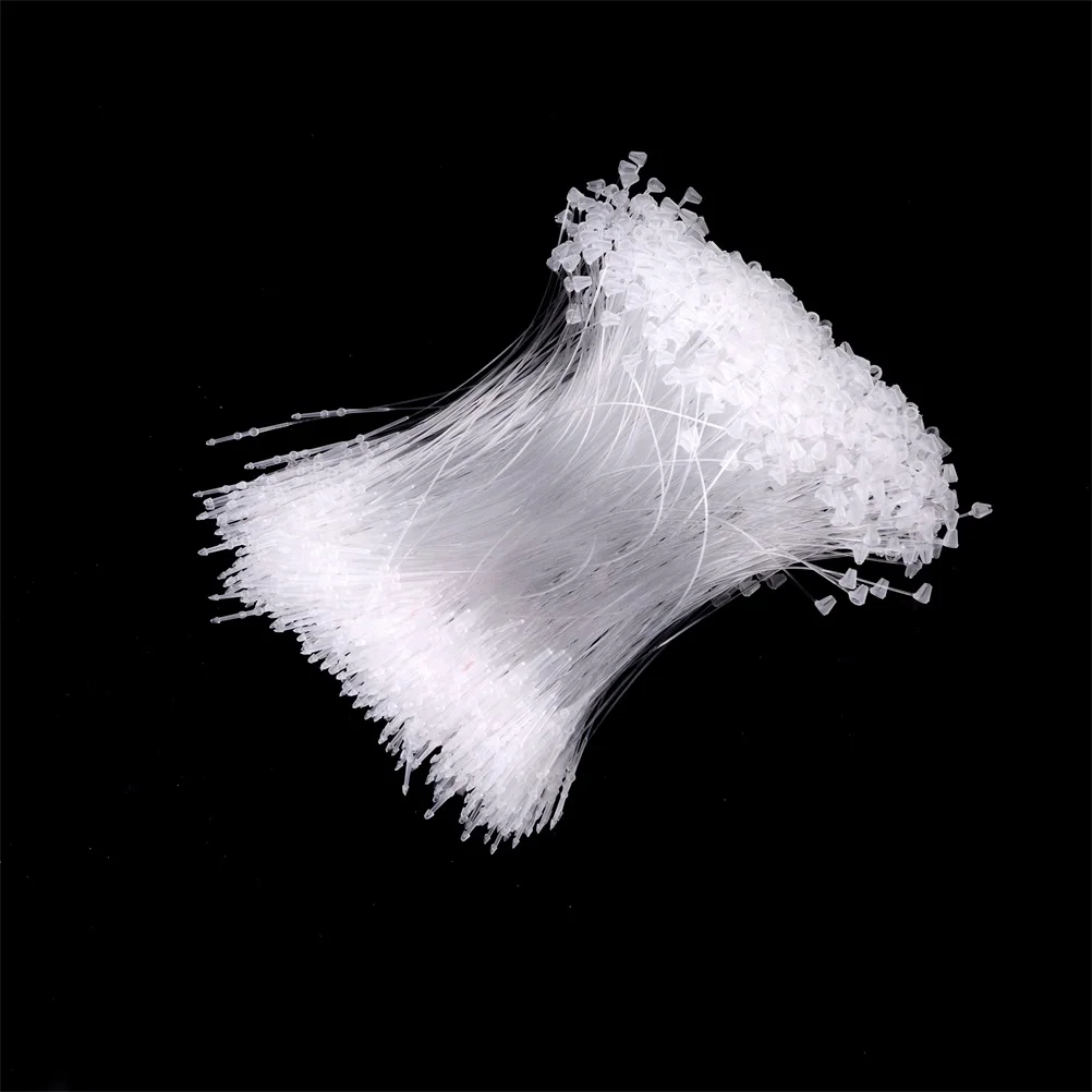 (Ce14)1000pcs/lot Plastic  Strung Garment Clothes Price Tags Cards Labels Wholesale 3 Sizes 7.5cm/13.5cm/18cm