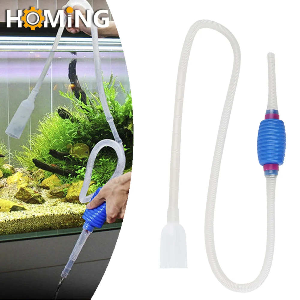 1.45M Aquarium Fish Tank Vacuum Gravel Water Filter Siphon Pump Manual Easy to Operate Cleaner Pump Safe Vacuum Cleaner Tools