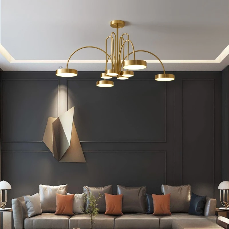 Room, dining room, small living room, simple, modern, lamps