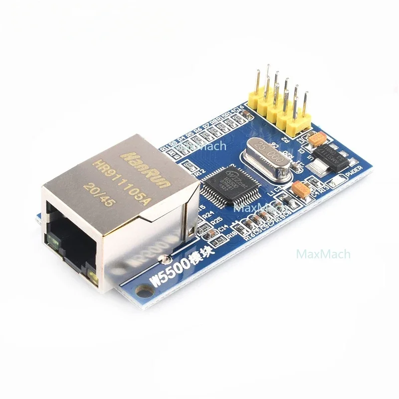 

5 шт. W5500 Ethernet Shield сетевой модуль LAN поддержка TCP/IP 51/STM32 программа микроконтроллера 32 КБ SPI 3,3 В/5 В через W5100