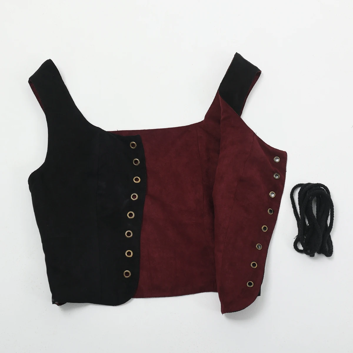 Corset en GlaSteampunk pour Femme, Gilet pour Halloween, Cosplay Médiéval, Y-ate, 7.5