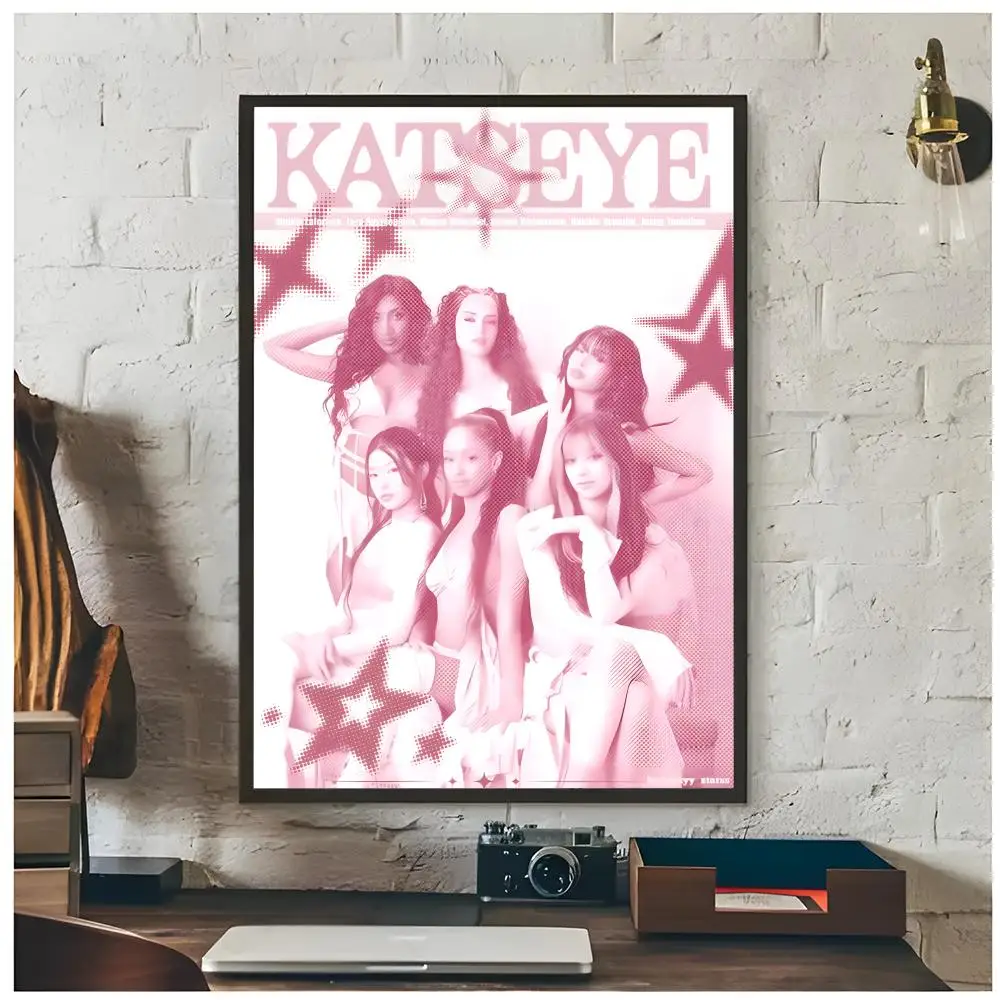 kpop girl group K-KATSEYE Poster Premium Decor Art & Gift for Household Lounge Home Ornaments - view 4