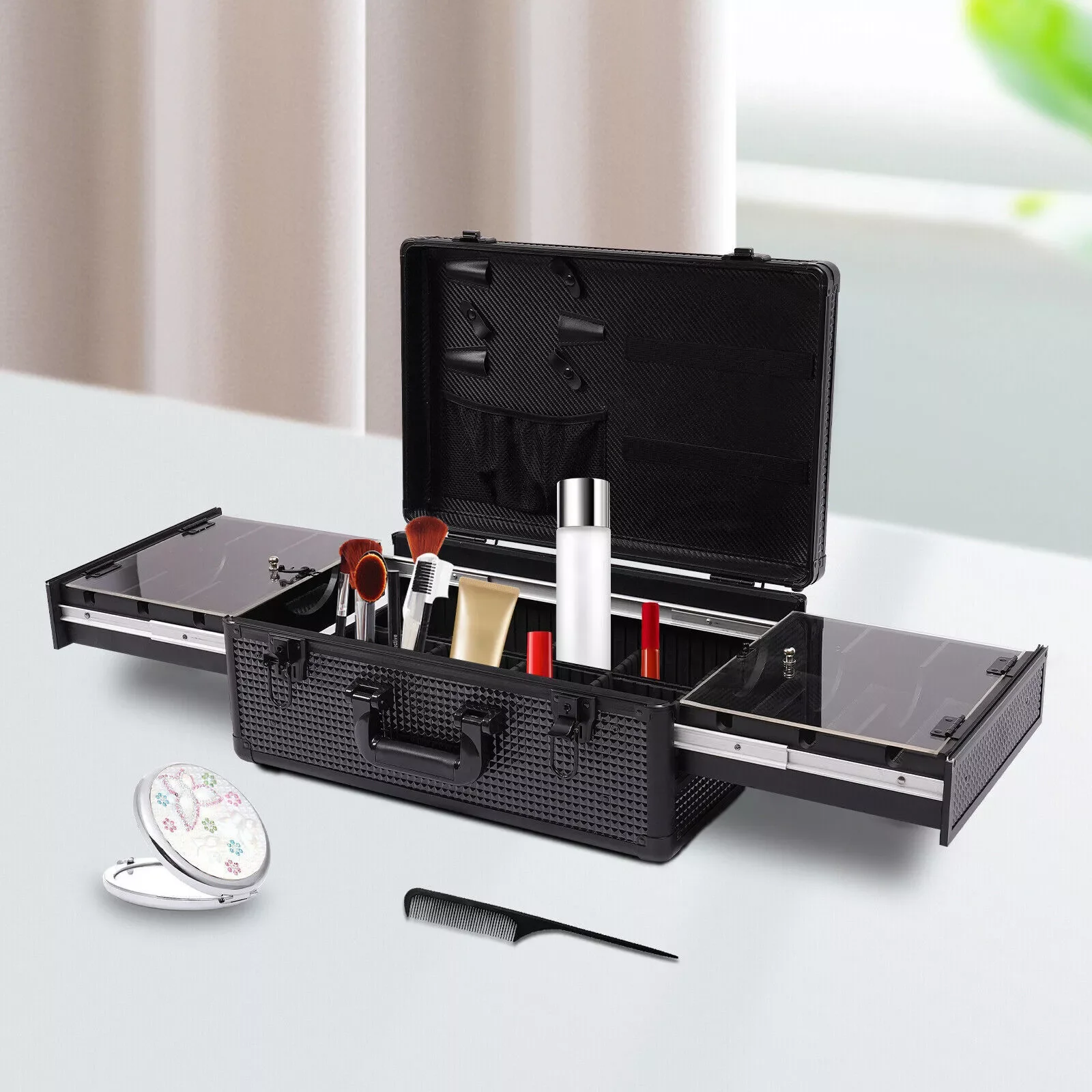 

NEW Portable Professional Barber Carry Travel Case for Clipper Trimmer Storage