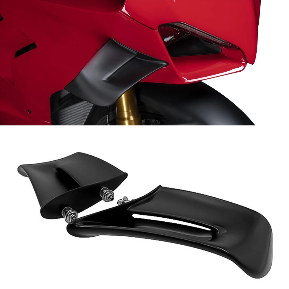 

Motorcycle Winglets Aerodynamics Air Deflector Kit For DUCATI PANIGALE V4 V4S V4R SP 2022 2023 Side Wing Fairing Accessories