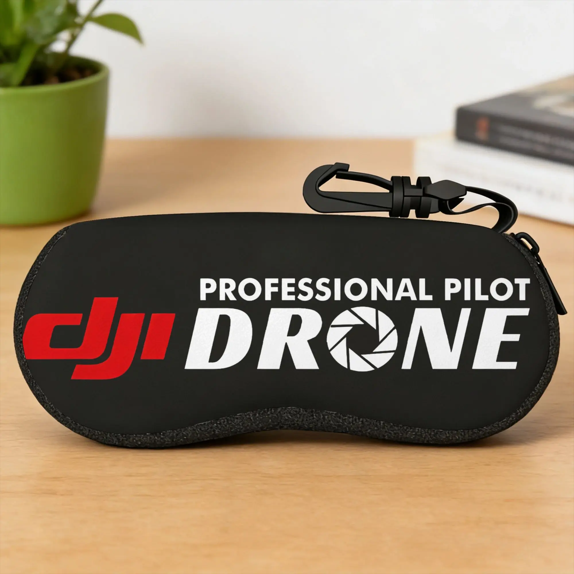 D-djis Drone Pilot Logo Glasses Case  Zipper Sunglasses Case Trend Pocket Glasses Box Unisex Eyewear Box