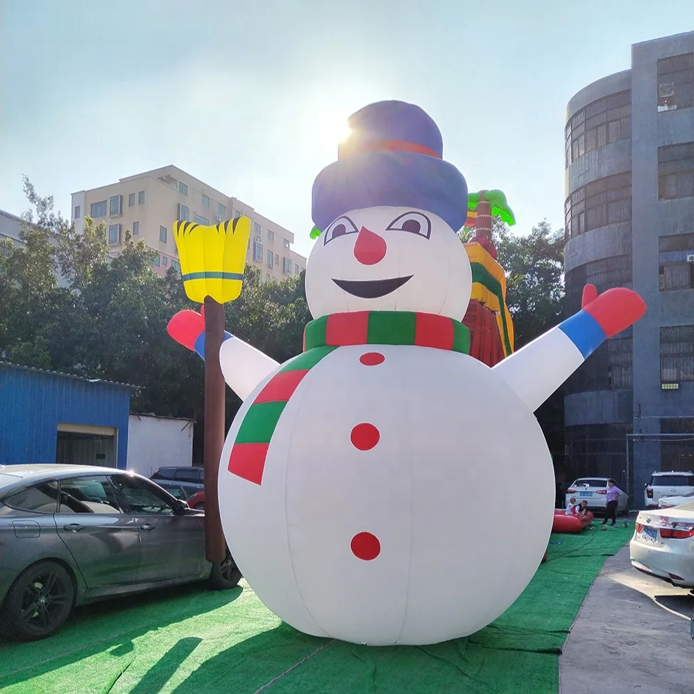 

Inflatable snowman Park event Stage party Christmas decoration party layout props mall air model