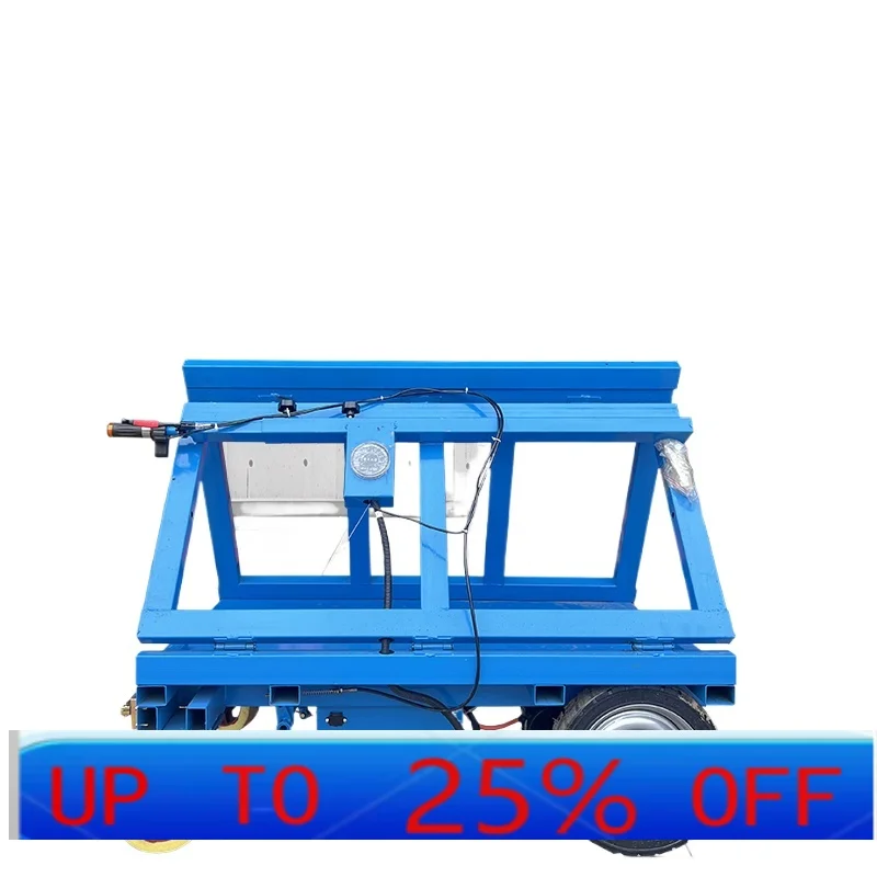 LMM electric construction site floor truck foldable plate four-wheeled brick truck