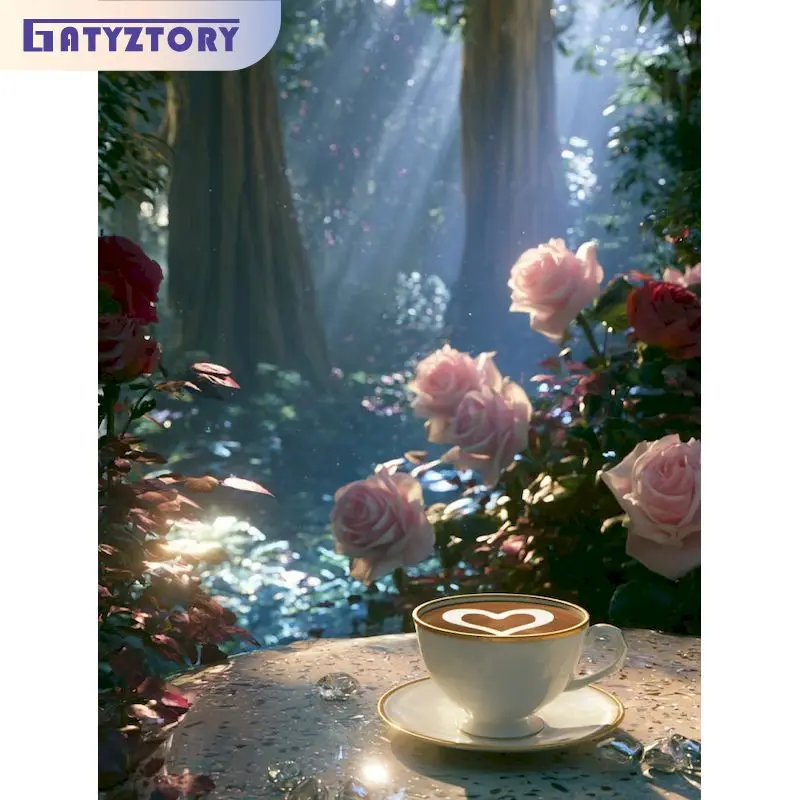 

Painting By Numbers Arts and Crafts Digital Oil Number Painting Kits Easy Acrylic on Canvas Unique Gift Coloring By Numbers