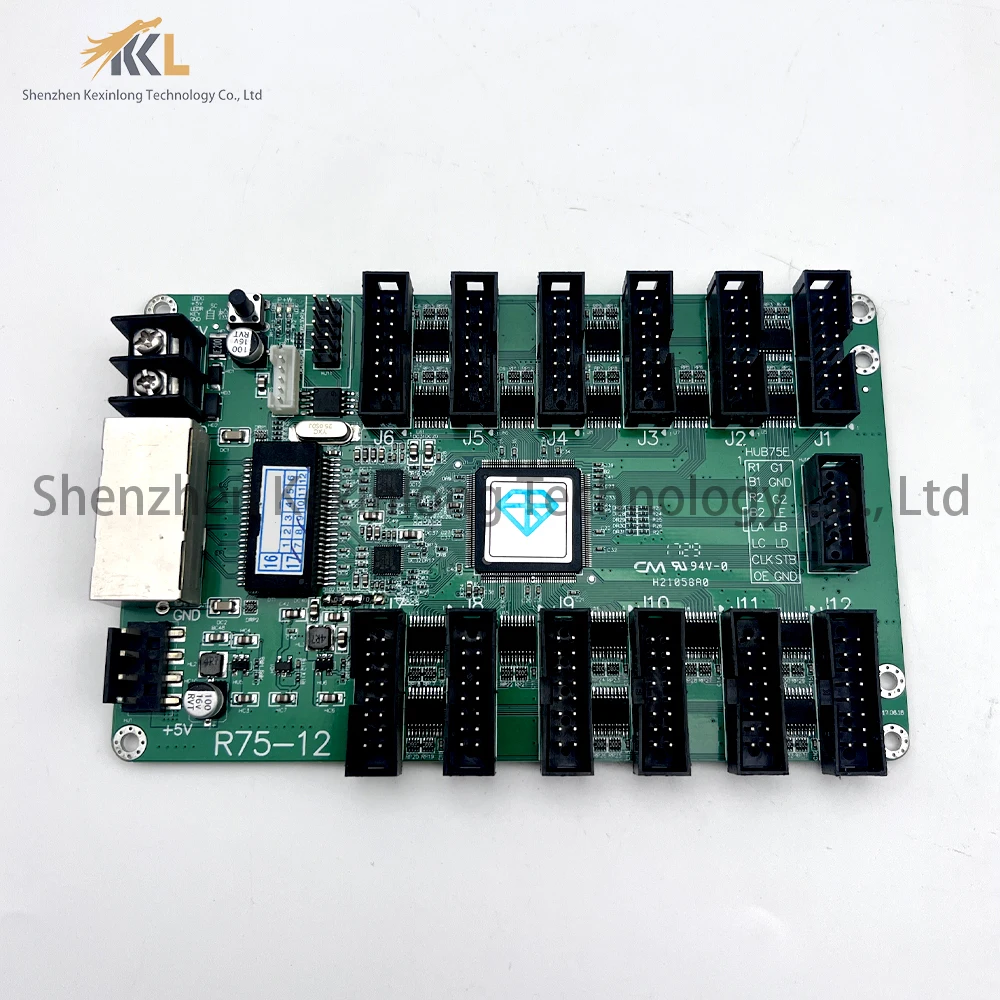 TX-R75-12 TX-R75  original led screen control card Zijin playerReceiving card come with 12 groups HUB75