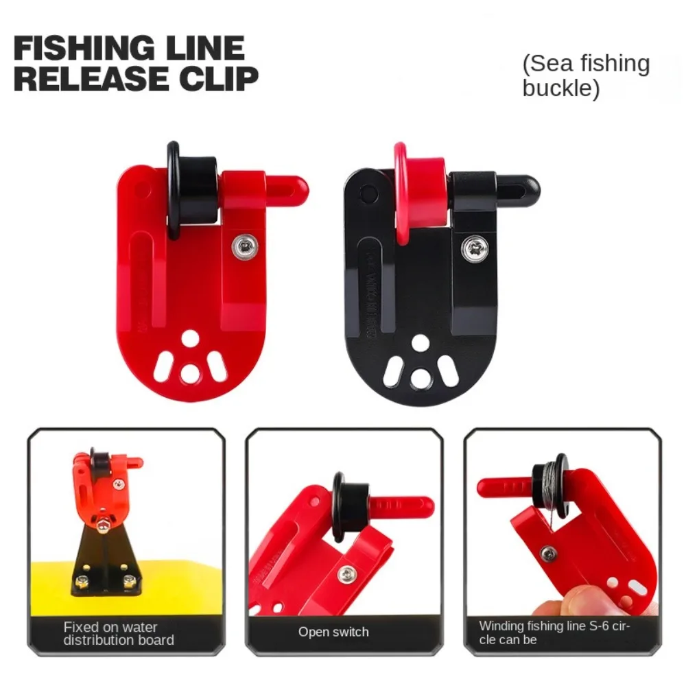 Clip de Liberación Ajustable Alta Resistencia para Pesca Marina - imagen 4