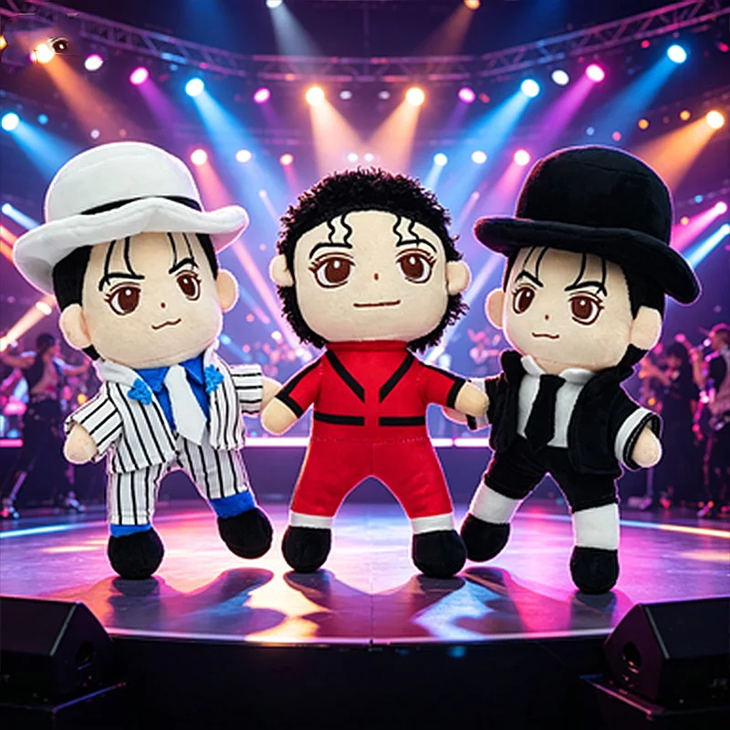 Anime Movie Man SInger Plush Doll Salute Path To Stardom Stuffed Doll Cute Classic  Fans Birthday Gifts Room Decoration