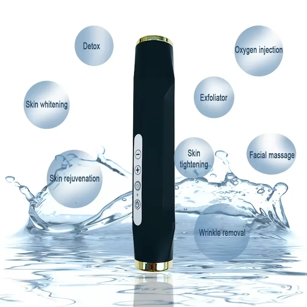 Newest Handheld Rechargeable CO2 Oxygen Bubble Exfoliate Oxygen Facial Machine Wrinkle Removal