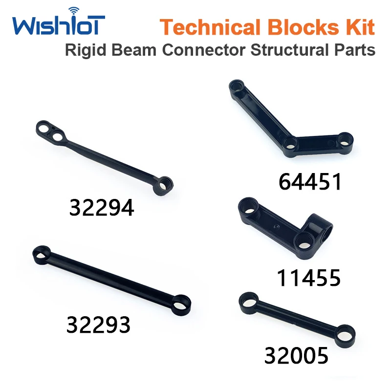 Rigid Connectors Technical Axle Pin 32294 64451 32293 32005 11455 Modification Mechanical Assembly Extension Piece