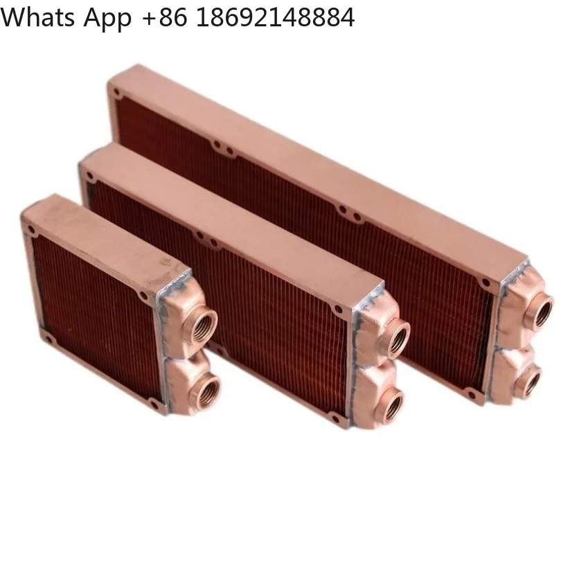 80 160 3X80 all-copper 2-point thread water-cooled row, heat exchanger, radiator