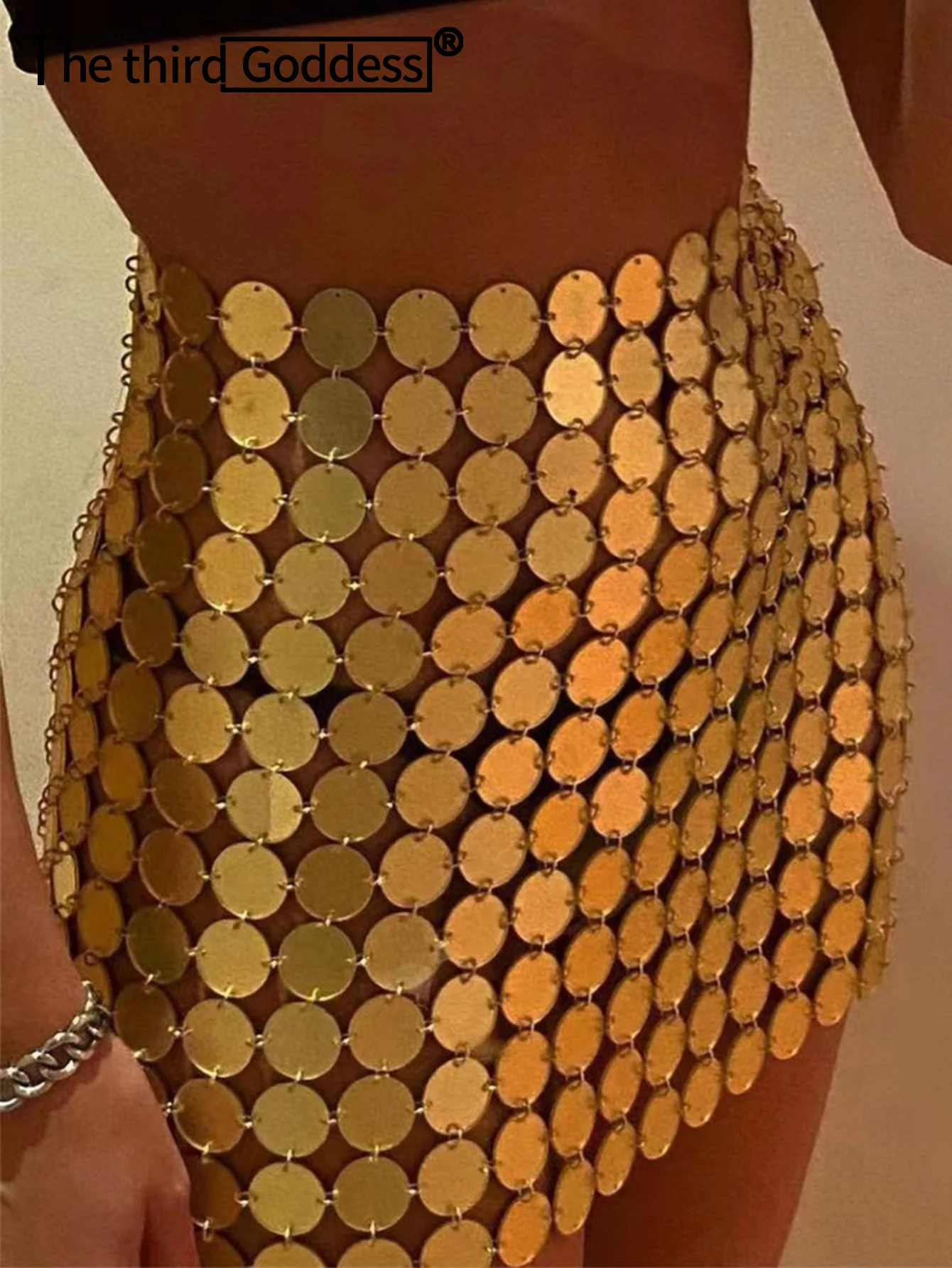 

Sexy see through metal sequin mini skirt women summer micro club beach party skirt y2k streetwear skirts womens 2024 rave outfit