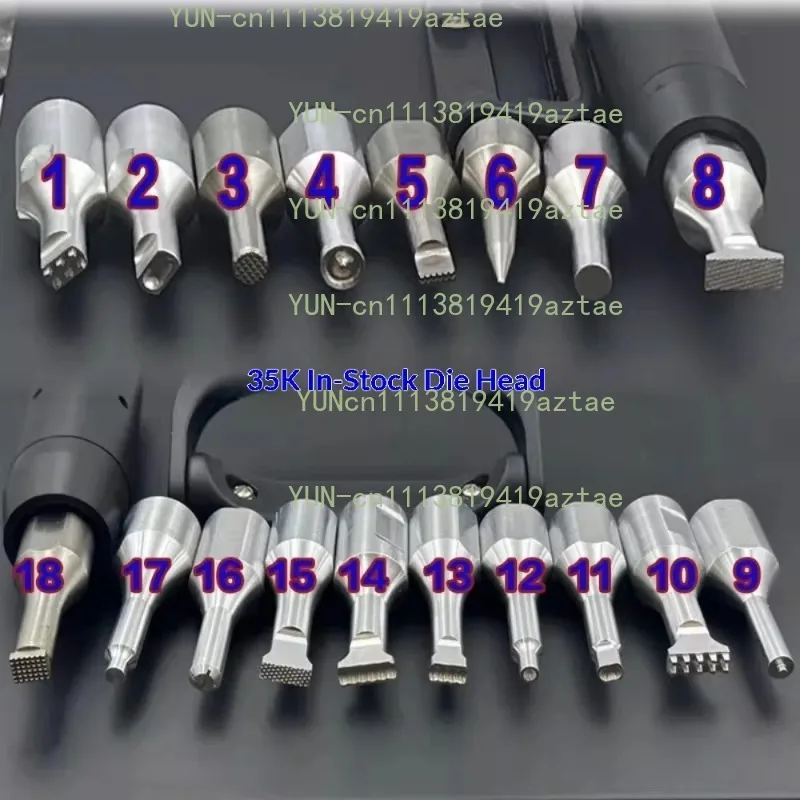35Khz Ultrasonic Plastic Spot Welding Head Nozzle Accessory Customizable Size Industrial Processing Component