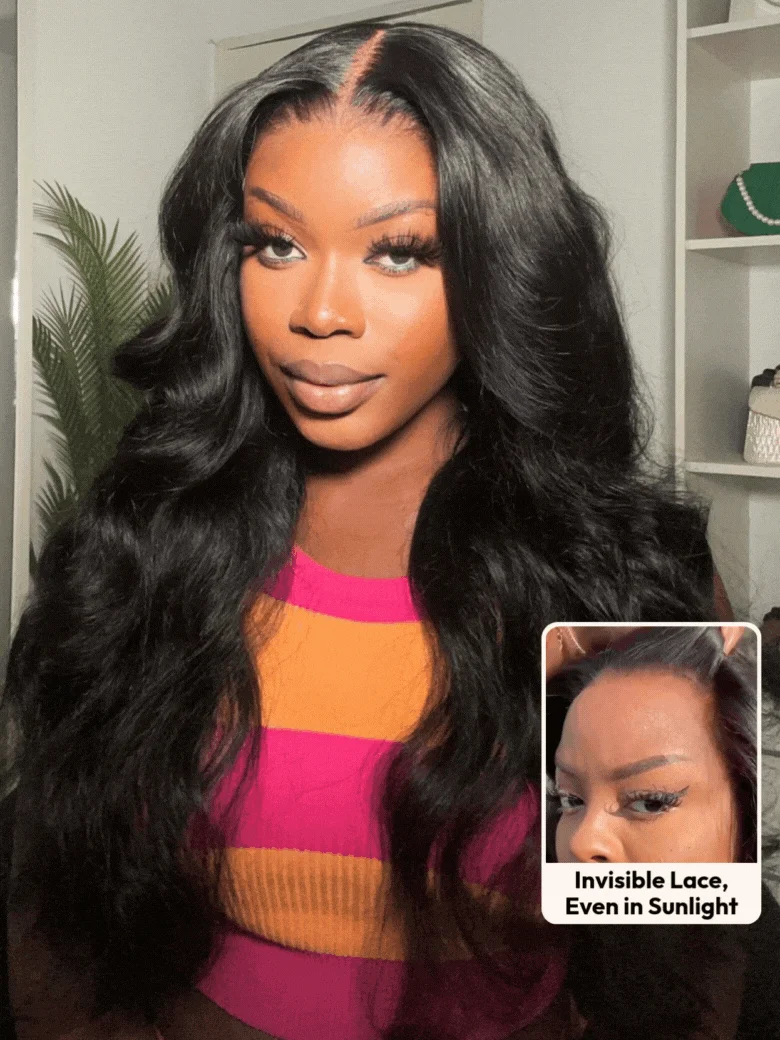 UNice 13x4 Pre-Everything™ HD Lace & Transparent Lace Front Pull And Go 3D Body Wave Wig Real Ear To Ear With Invisi Drawstring