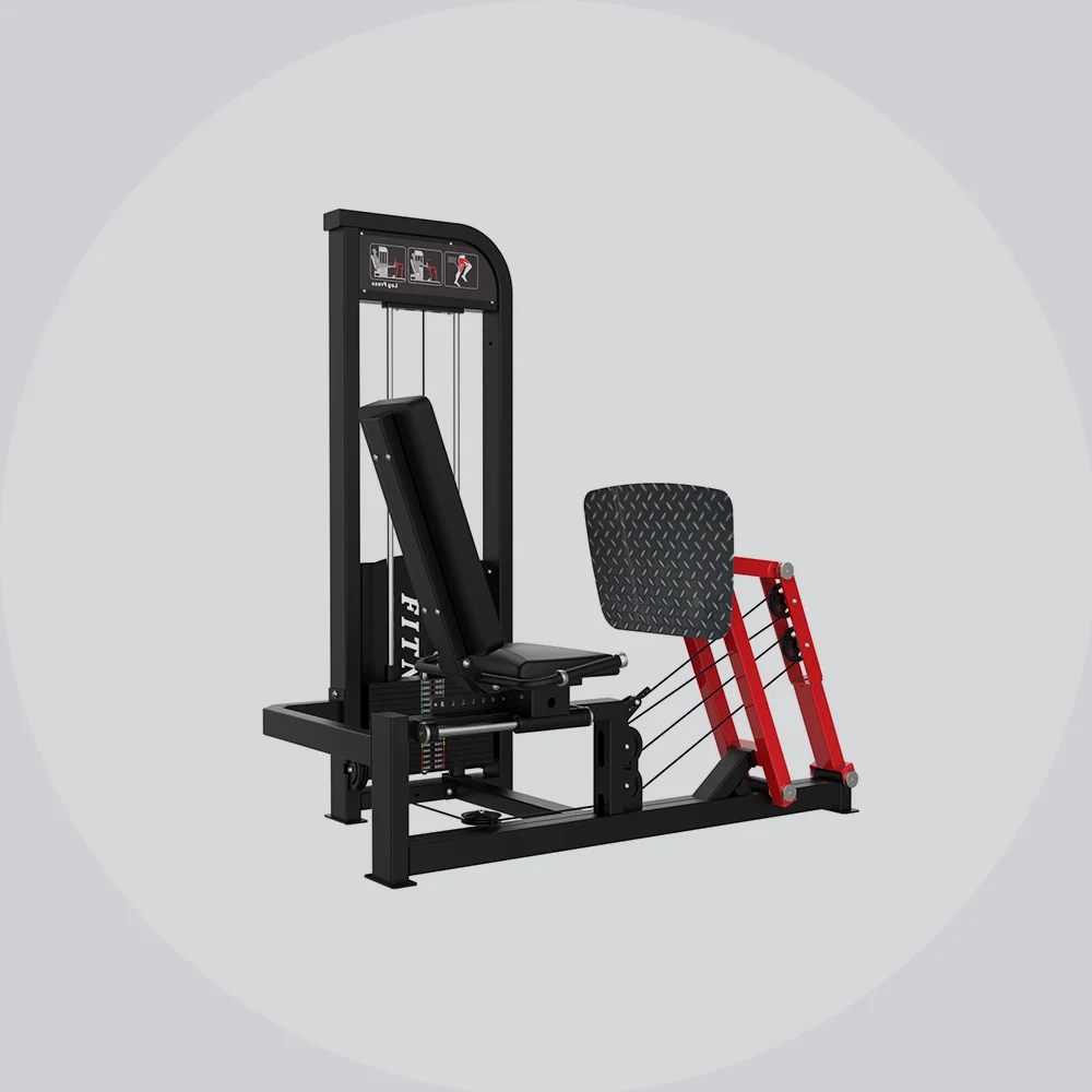 Coofull Factory Direct Sales Professional Gym Fitness Equipment Vertical Parallel Leg Press Trainer Pin Loaded Seated Leg Press