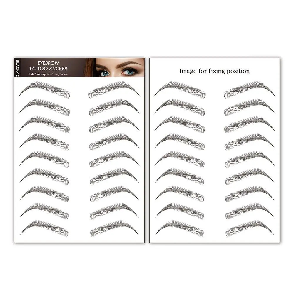 

Инструменты для макияжа: 3D-наклейки для бровей, водостойкие переводные стикеры, имитация татуажа бровей 6D, наклейки для бровей