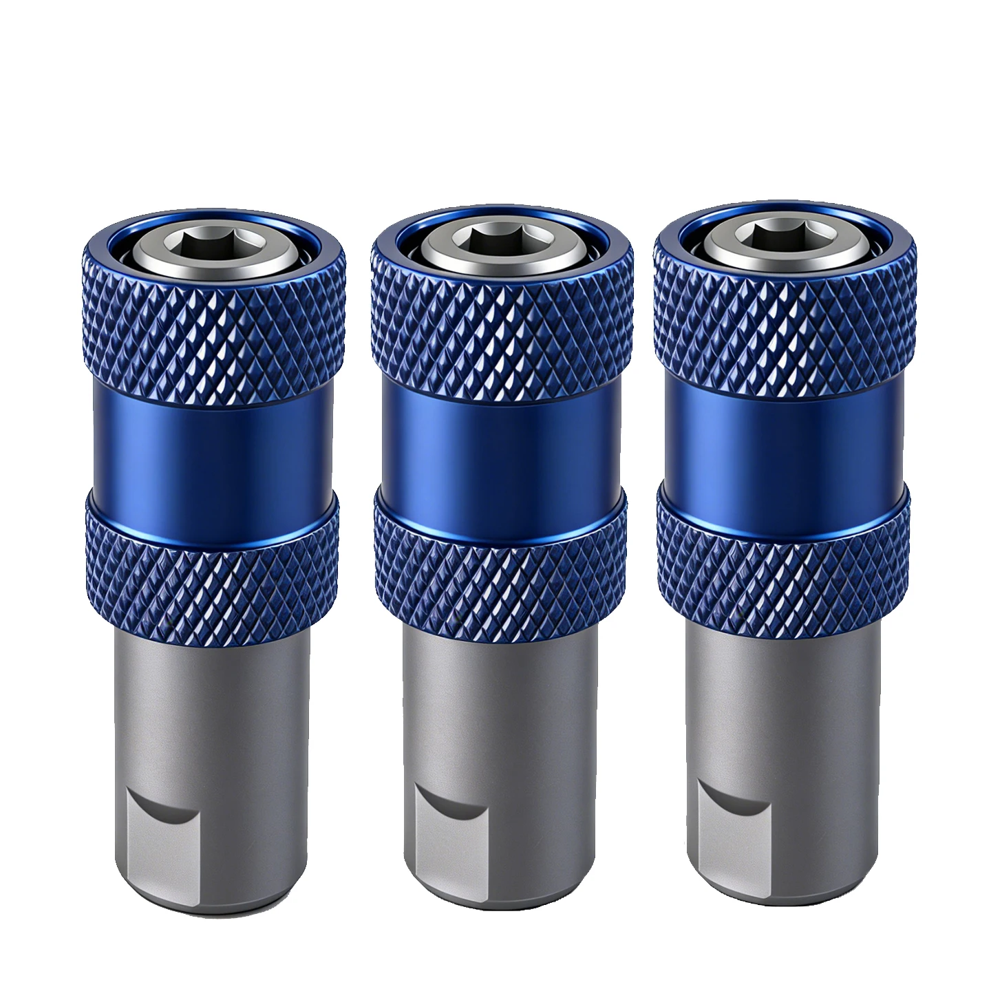 

3pcs Electric Drill Adapter 3/8 Hex Shank Quick Release Self Locking Drill To Screwdriver Adapter Converter For Electric Drill