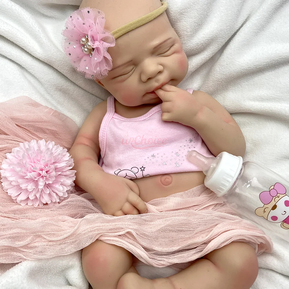 20インチのリボーンドール、パスカルシリコンベビードール、リアルなベビードール、新生児1:1等身大のリボーンドール、3歳以上のお子様向けの睡眠用リボーンドール