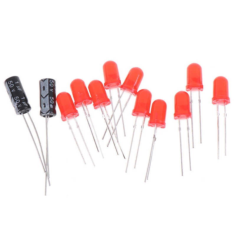 Módulo Ne555 de luz de agua corriente LED Chaser + Cd4017 Kit de bricolaje de placa Pcb