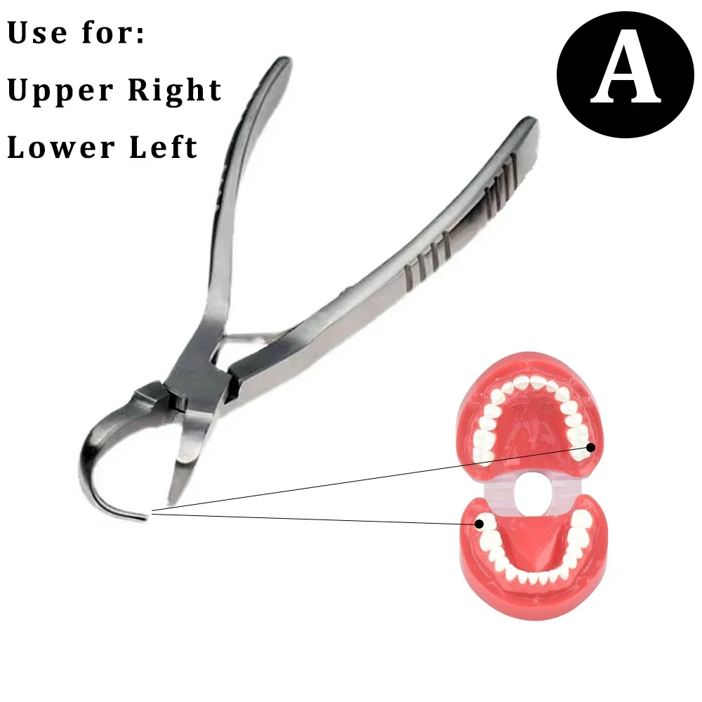 Dental Crown Extractor Forcep Plier Teeth Extraction Plier Forcep Crown Remover Extractor Forceps Dentist Oral Surgical Tools
