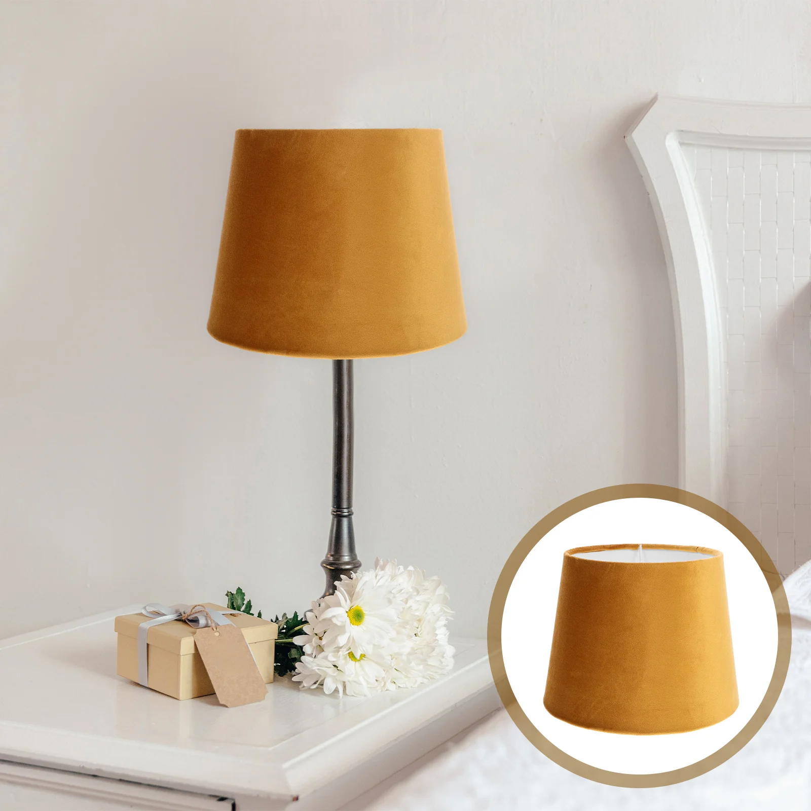 

Lamp Shade Fabric Lampshade Lampshades for Table Hotel Simple Cover Replacement
