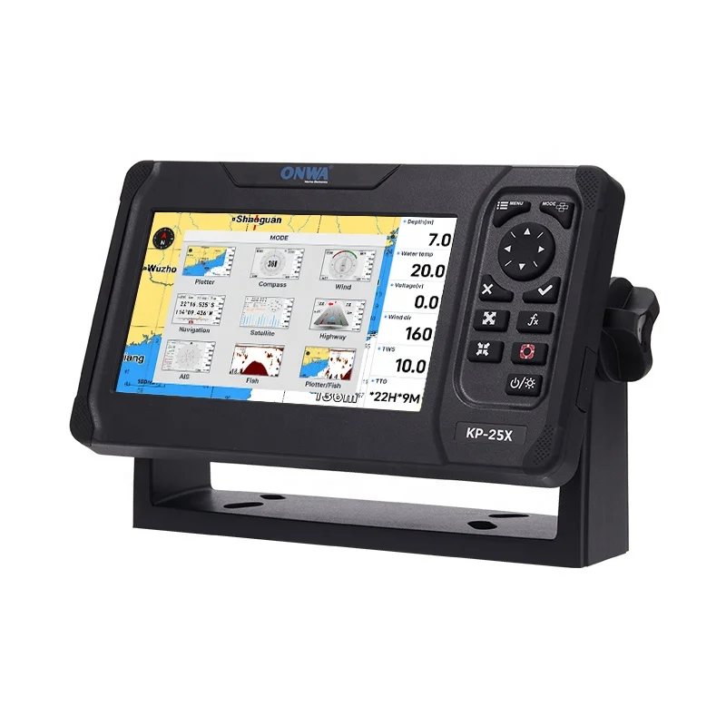 KP-25X NEW 5-inch GPS Chart Plotter W/ Class B+ AIS and Fish Finder