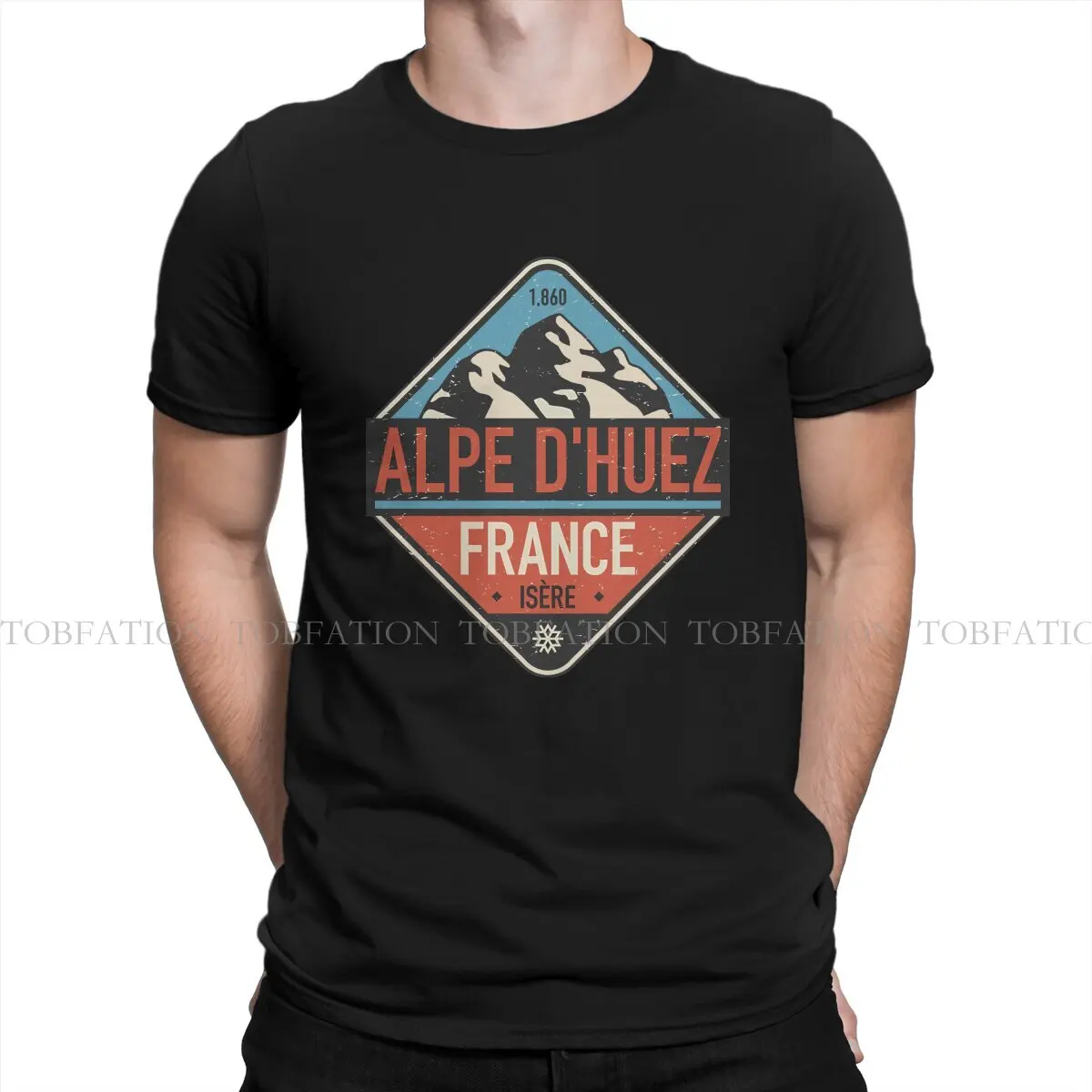 Alpe D Huez Francia camiseta única Down Hill Downhill deportes extremos cómoda camiseta gráfica de Hip Hop cosas gran oferta