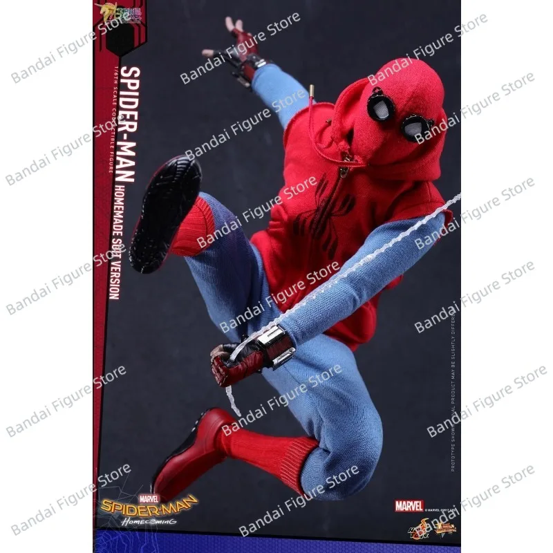 HOTTOYS HT MMS414 1/6 Spider-Man Wersja Domowej Stroju Figurka Akcji Homecoming Season Oryginalny 12-calowy Pełny Zestaw Kolekcja Hobbystyczna