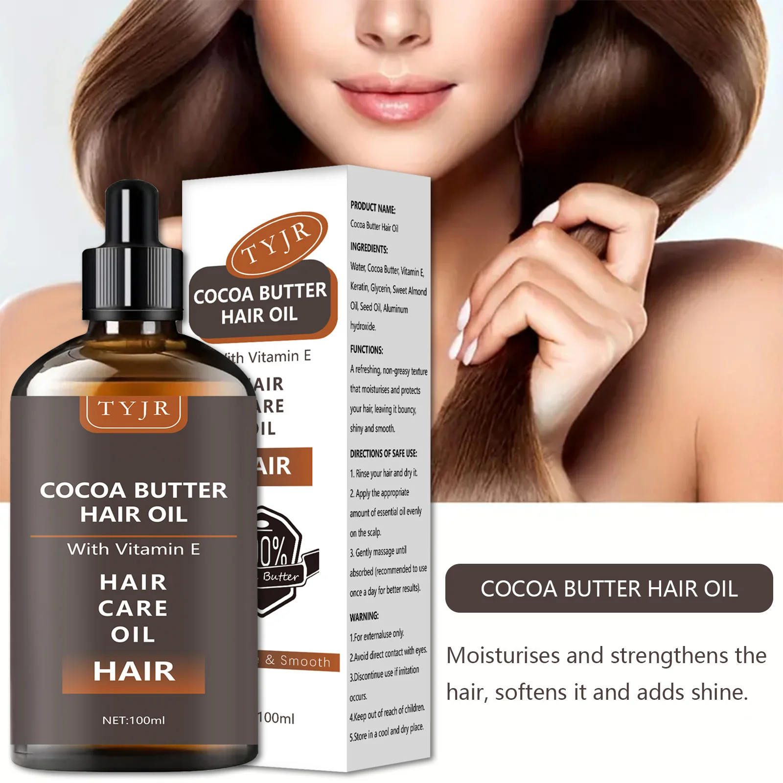 Walter Ace Levin Cocoa butter hair care essential oil 100ml