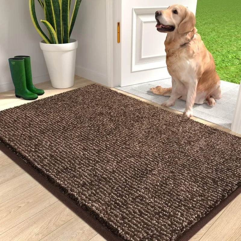 

Mat Indoor 32" x 48", Entryway Rug Dirt Trapper Door Mats, Non-Slip Machine Washable TPR Rubber Absorbent Door Mats Great f