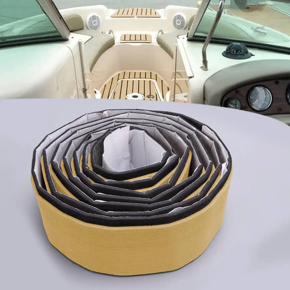 

Самоклеящийся коврик из ЭВА-пены для палубы яхты Gold Marine Boat Flooring