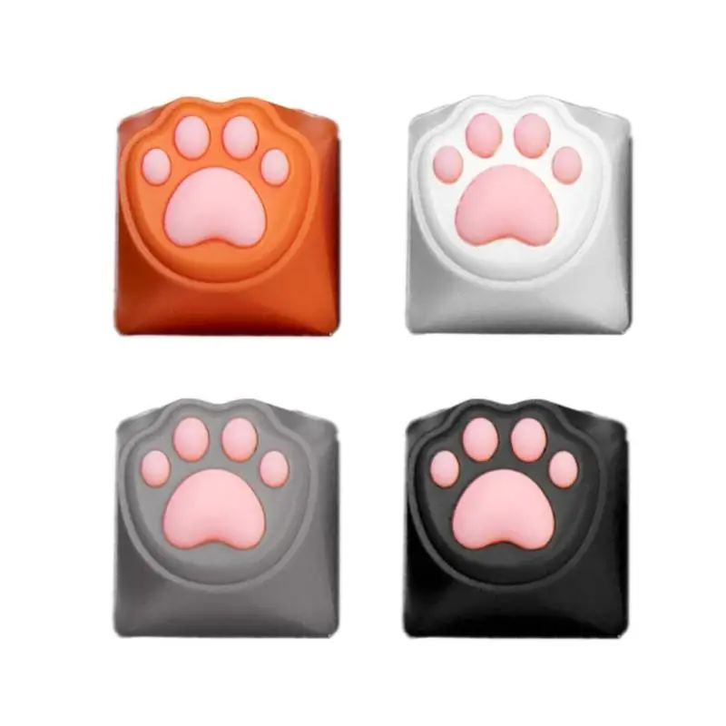 

31BA OEM Profile CatPaw Keycap Mechanical Keyboards Soft PBT Silicone Cats Claws