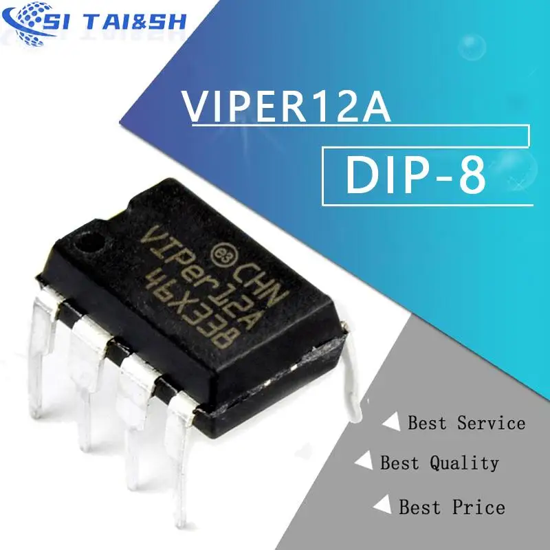 10PCS VIPER12A VIPER12 DIP-8 VIPER22A VIPER22 VIPER20A VIPER20 VIPER53 VIPER53A VIPER32A VIPER16L VIPER17L VIPER26L VIPER27L