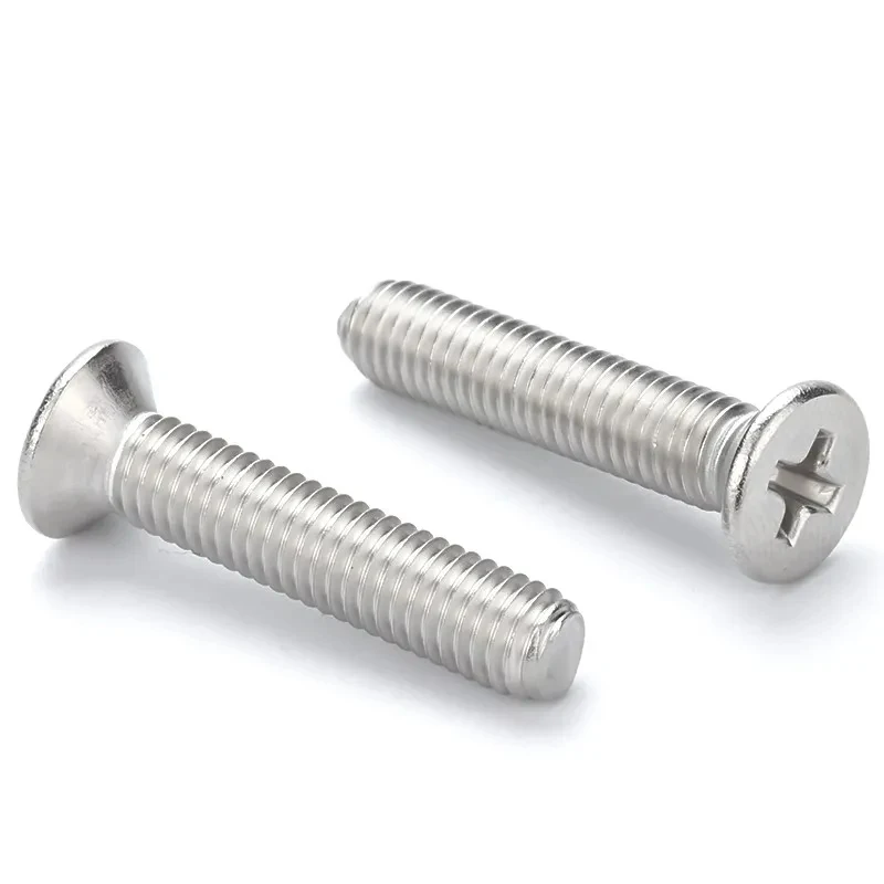 

304 Stainless Steel Micro Countersunk Screws M1 M1.2 M1.4 M1.6 / Phillips Flat Head Machine Bolts A2-70 3-20mm Lengths