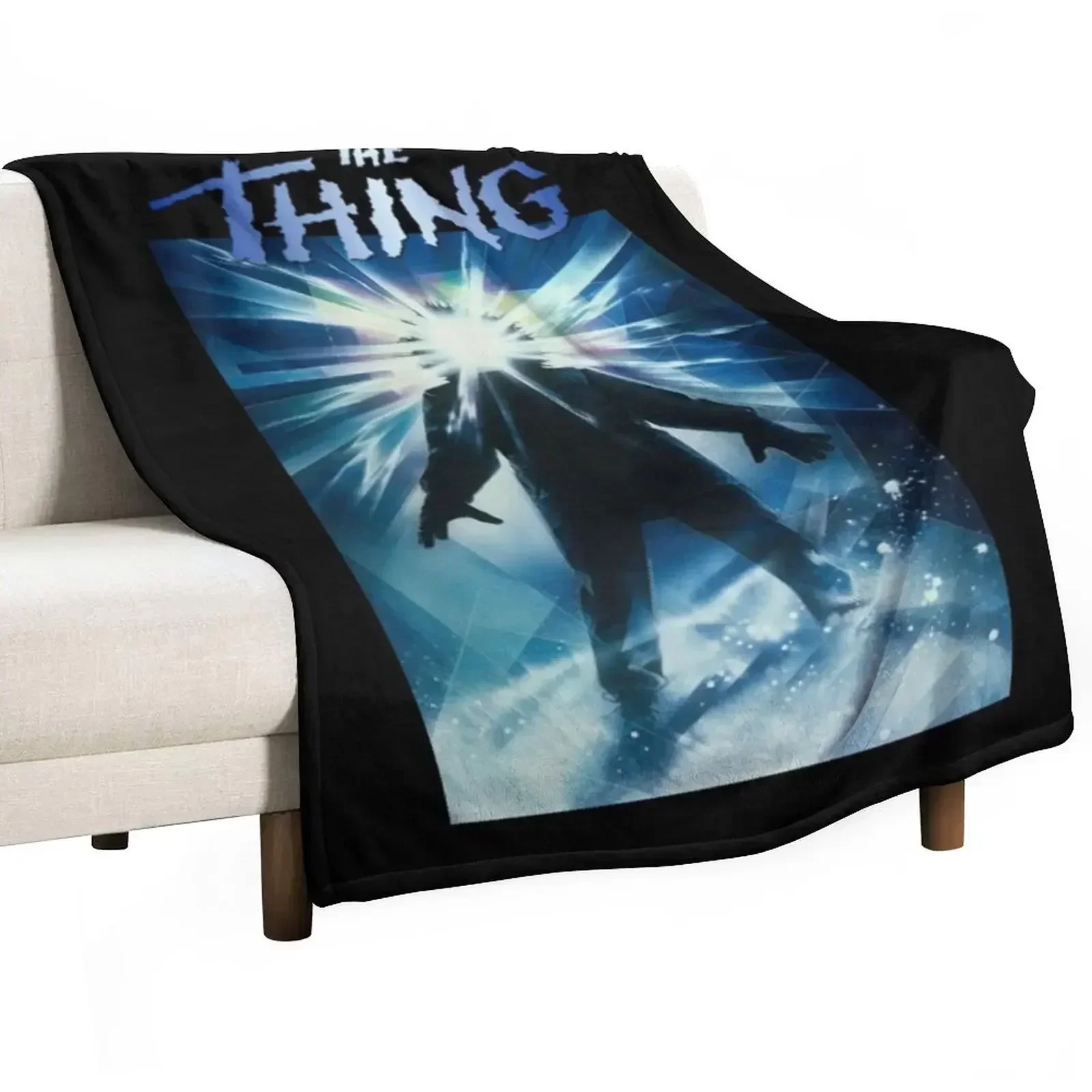 The Thing (1982) Throw Blanket Cute Furry For Decorative Sofa Blankets