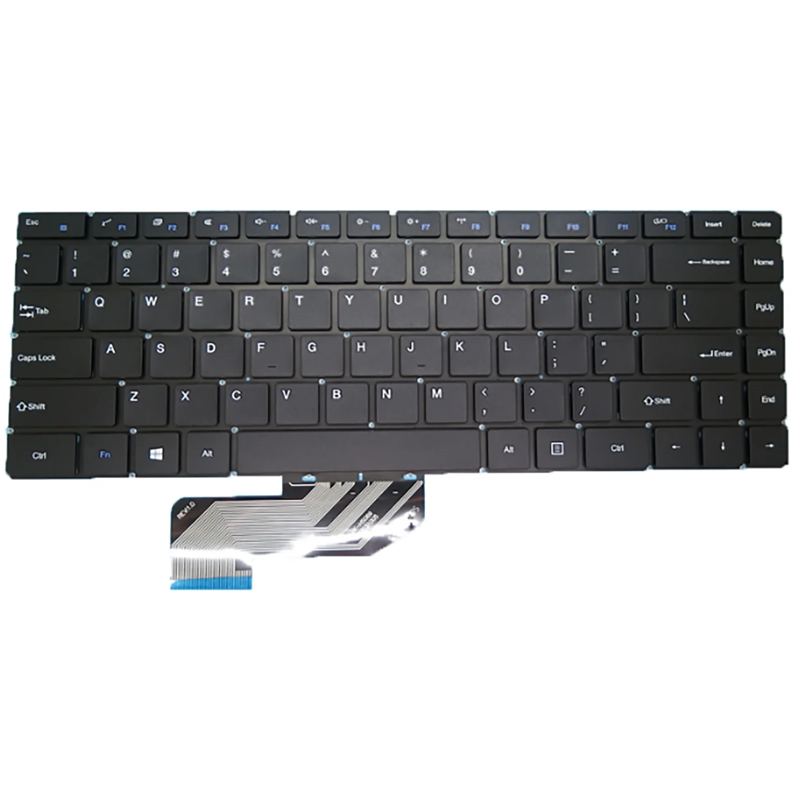 US layout for PN F0008-012 MB2906012 XK-HS267 laptop without backlit keyboard