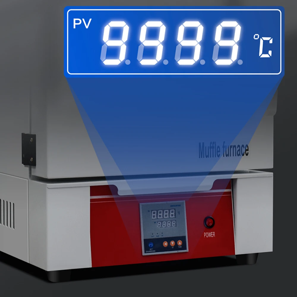 max temperature 1200 Celsius degree High power laboratory small electric furnace 2.5/5kw enclosed ceramic fiber muffle furnace