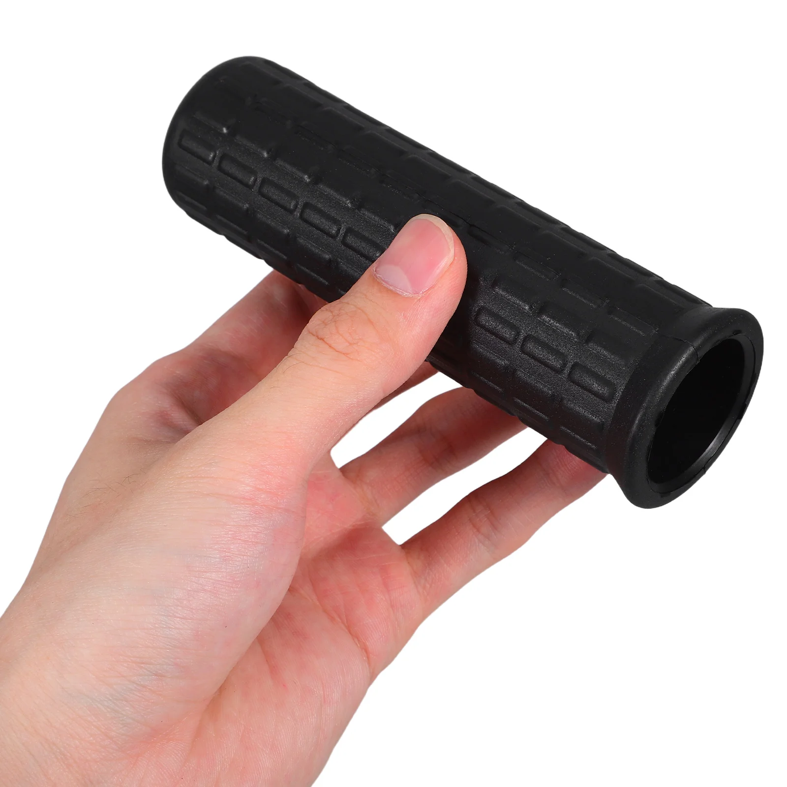 

4 Pcs Fitness Equipment Handle Cover Arm Sleeve for Anti-slip of Strength Tester Black Wrap
