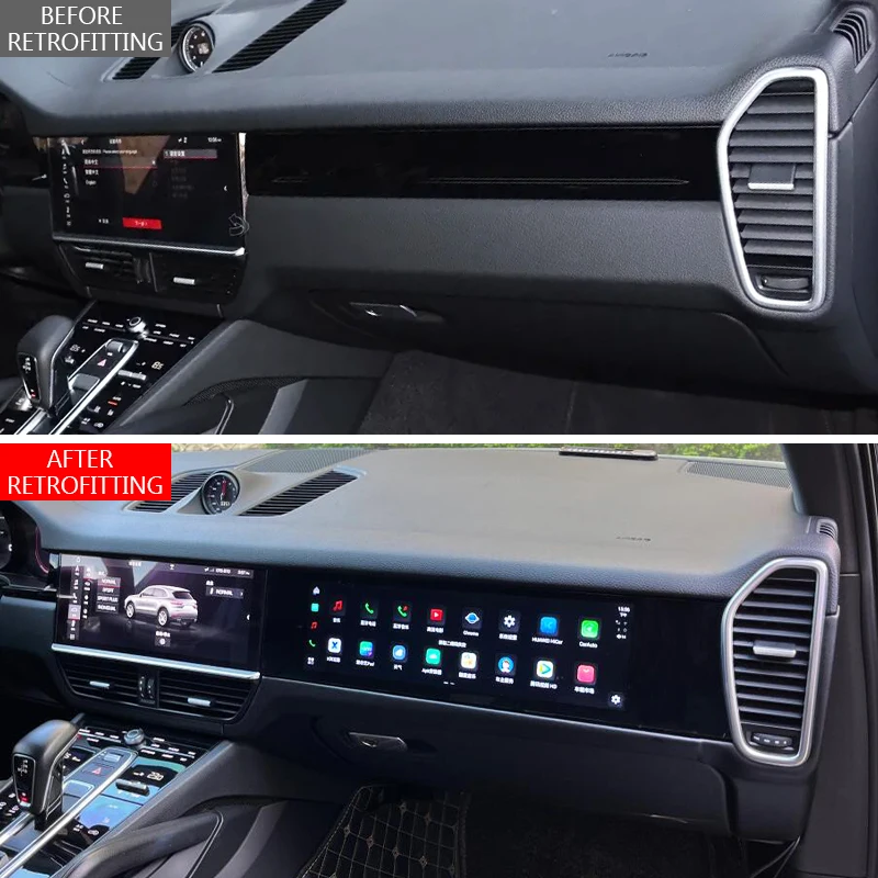 9Y0 تعديل السيارة شاشة الركاب التحكم المركزي ترقية شاشة الترفيه ل كايين 2018-2023 #3