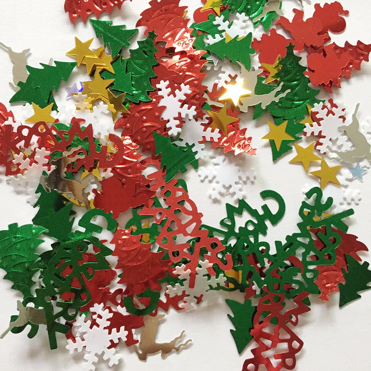 

Christmas Confetti Table Decorations Scatters Ornaments Sequins Party Decoration Supplies