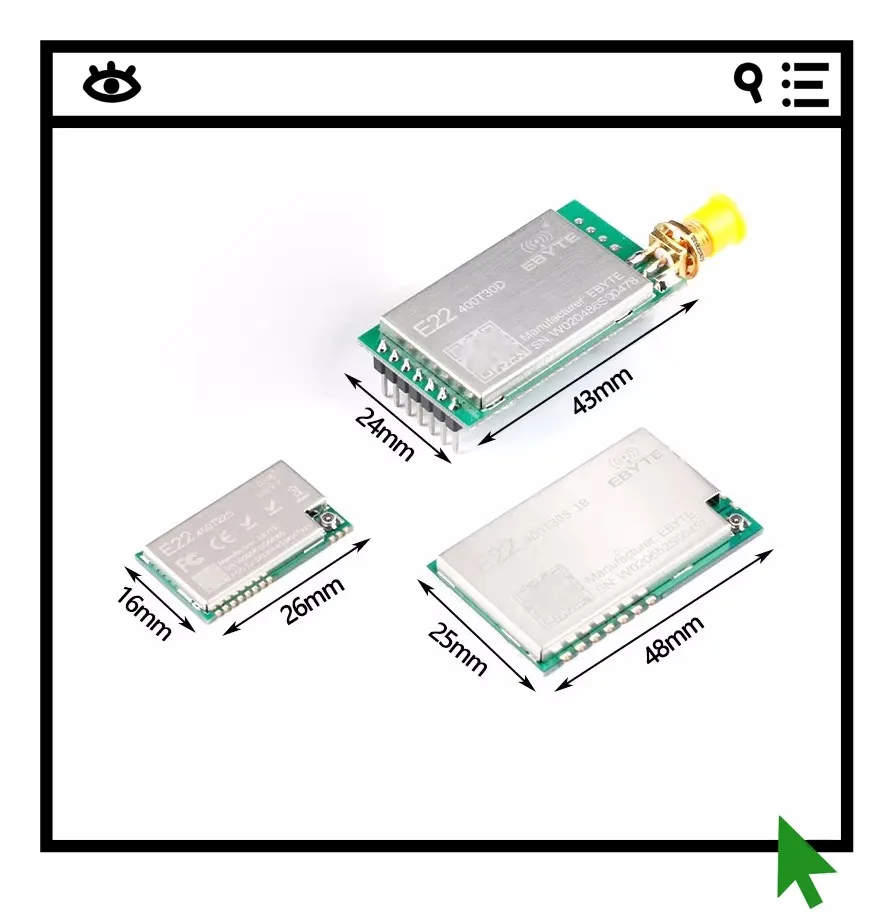 e22-400t22-30s-d-lora-ワイヤレスモジュール-433m-通信モジュール-リレーネットワーキング-rf-チップ