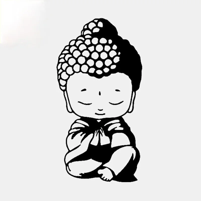 Creative Car Stickers Waterproof Personality Buddha Buddhist Religious Car Motorcycle Decorative Customizable Size