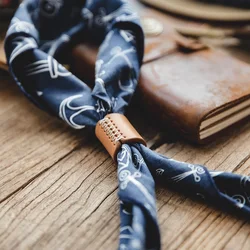 Maden Workwear Retro Square Scarf Jewelry Amekaji Art Cashew Neckband Street Headband Men's Fashion
